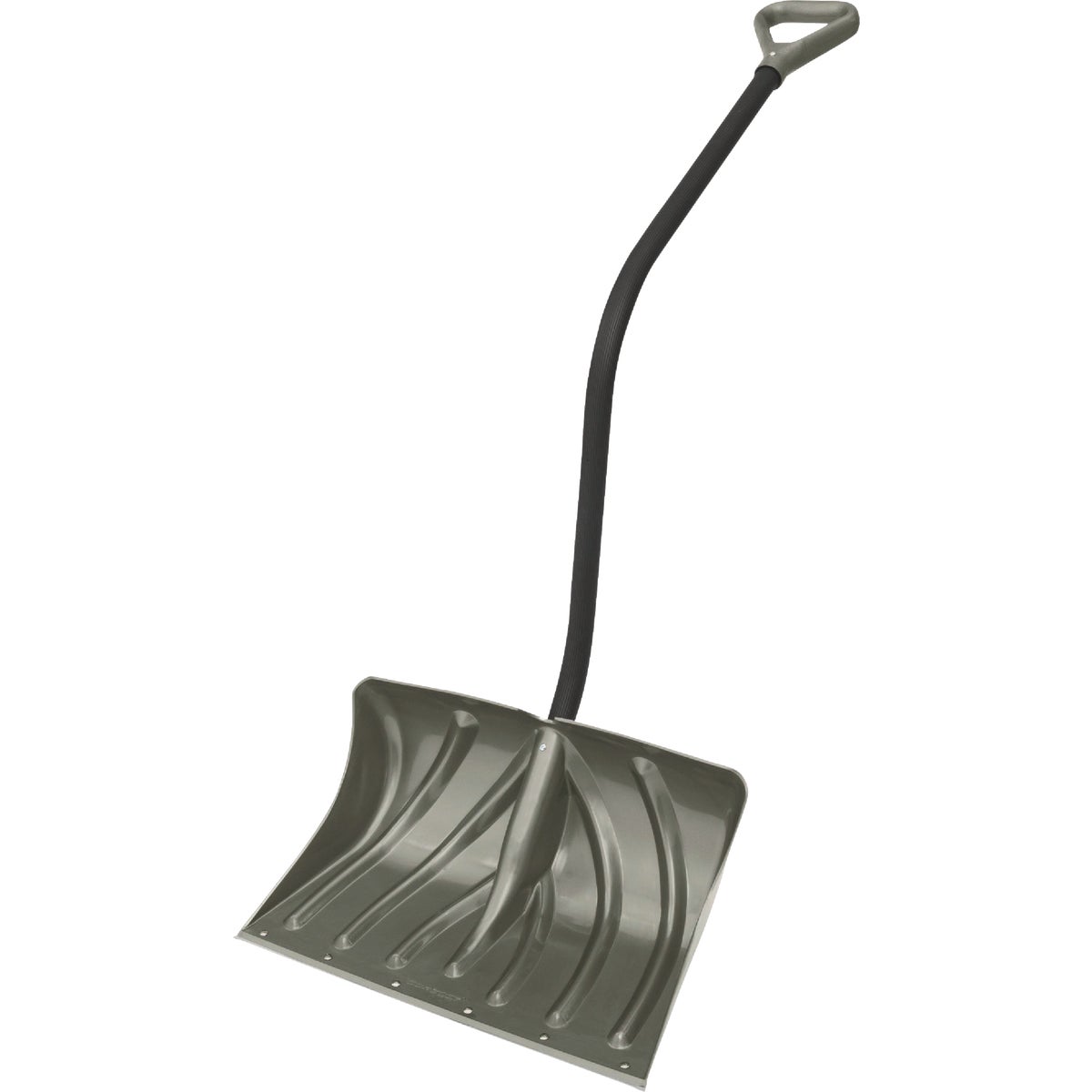 Suncast 20 In. Steel Core Ergonomic Shovel with Wear Strip