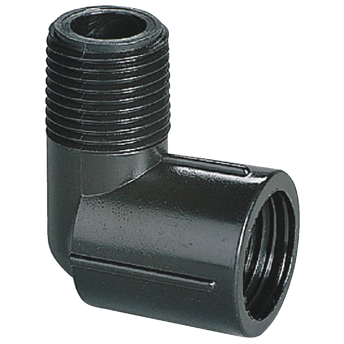 Orbit 1/2 In. MNPT x 1/2 In. FNPT Polyethylene Swing Joint Elbow Image 1