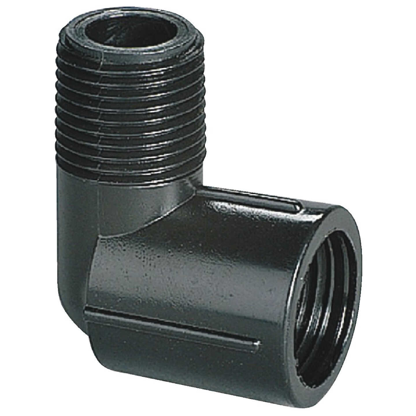 Orbit 1/2 In. MNPT x 1/2 In. FNPT Polyethylene Swing Joint Elbow Image 1