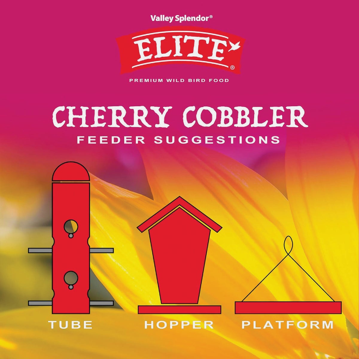 Valley Splendor Elite 5 Lb. Cherry Cobbler Premium Wild Bird Food Image 3