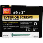 Do it #9 x 3 In. Green Bugle-Head Wood Deck Screw (1 Lb. Box) Image 1