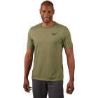 Milwaukee FREEFLEX Men's Large Green Hybrid Short Sleeve Work Shirt Image 1