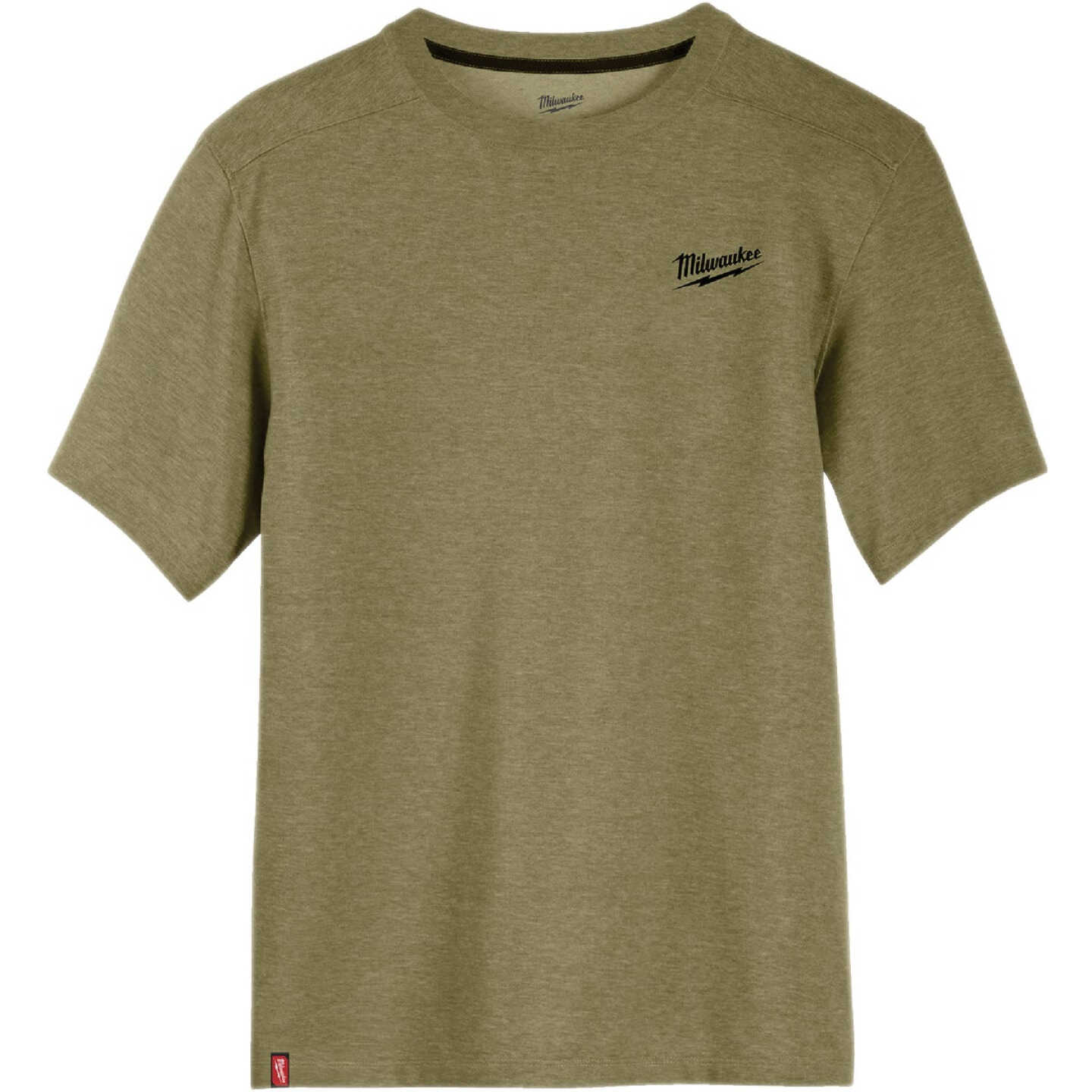 Milwaukee FREEFLEX Men's Large Green Hybrid Short Sleeve Work Shirt Image 7