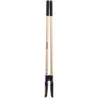Green Thumb Wood Handle Post Hole Digger Image 1