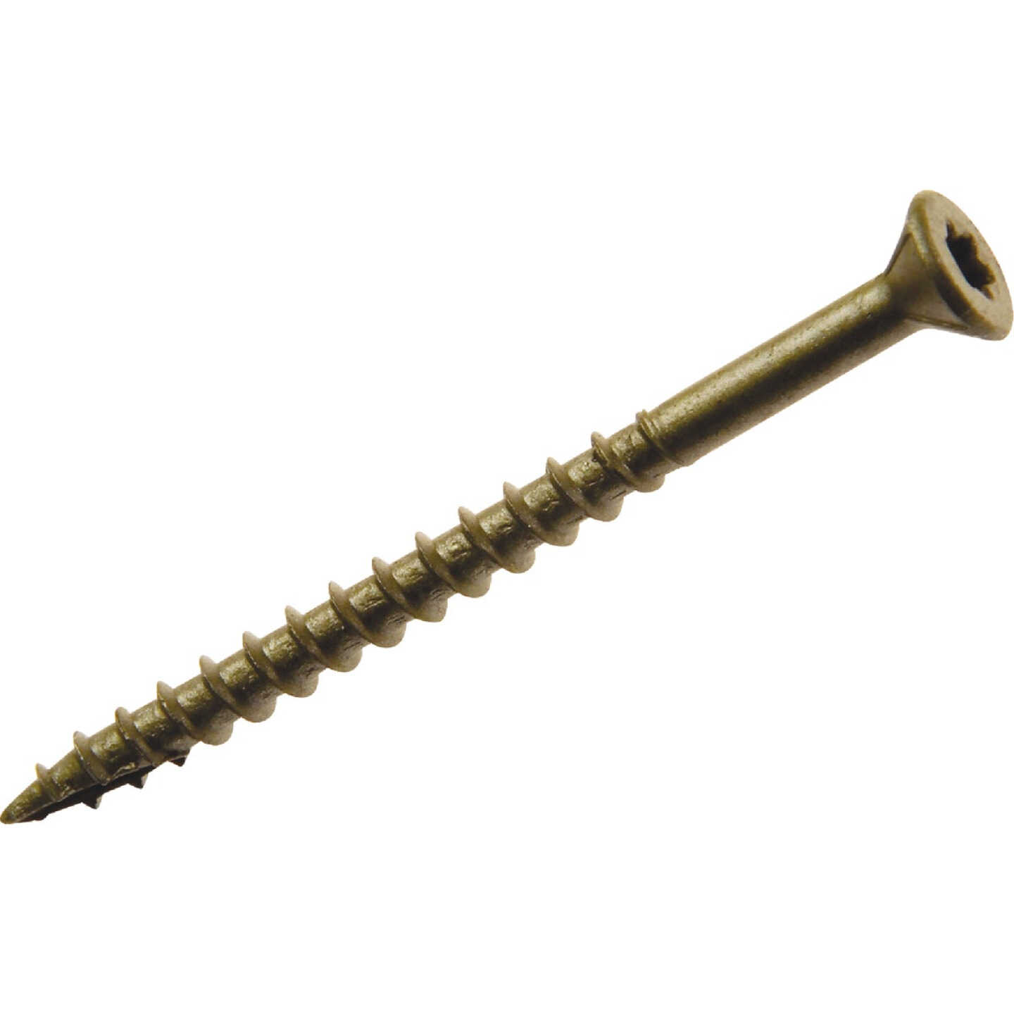 Do it #10 x 4 In. Gold Star Bugle-Head Wood Exterior Screw (1 Lb. Box) Image 1