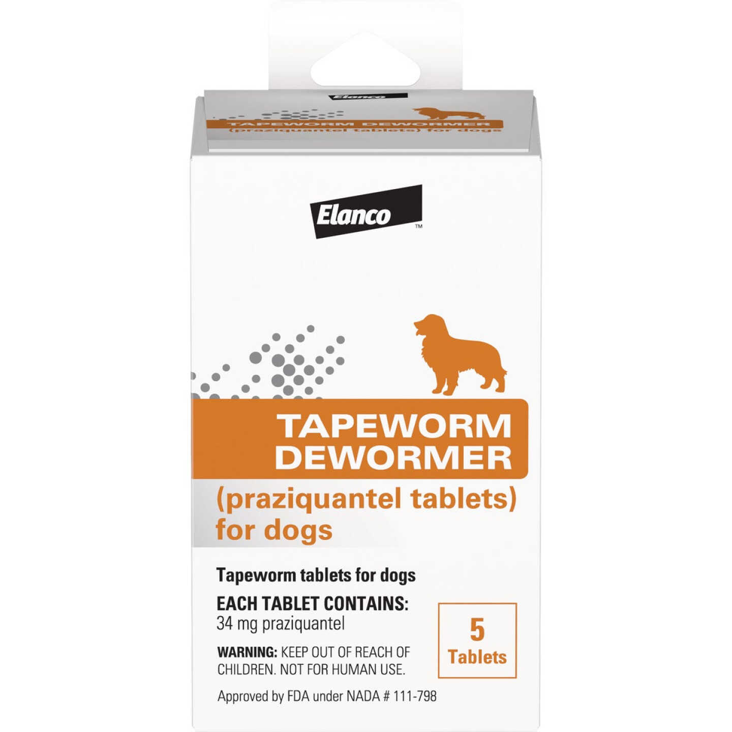 Elanco Tapeworm Dewormer for Dogs (5-Pack) Image 1