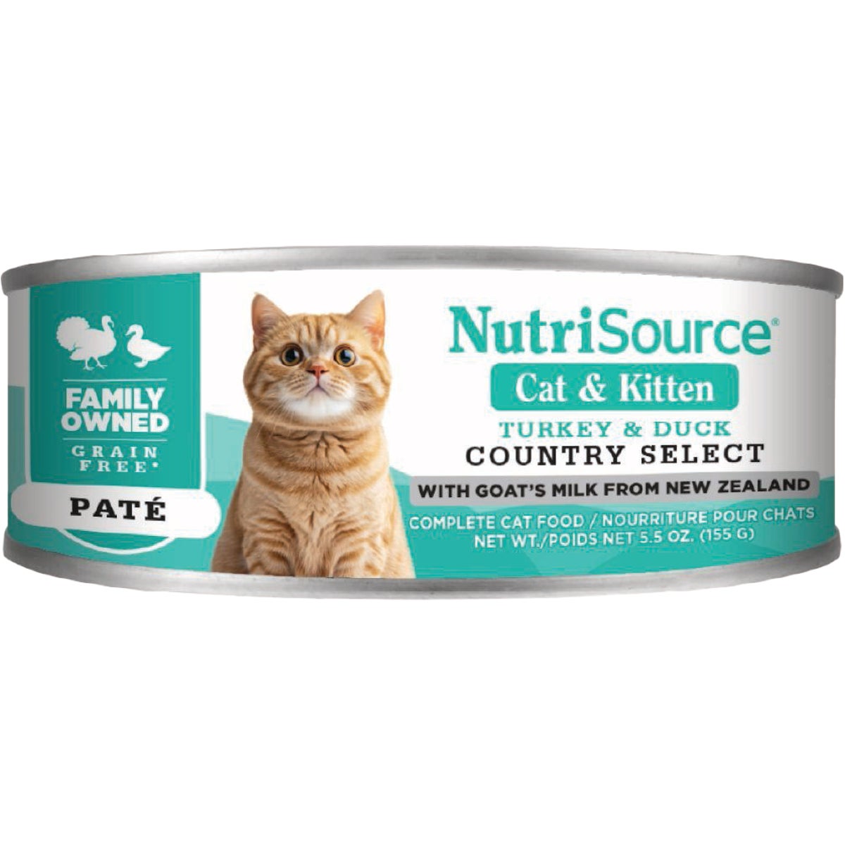 NutriSource 5.5 Oz. Country Select Recipe Grain Free Wet Cat Food Image 1