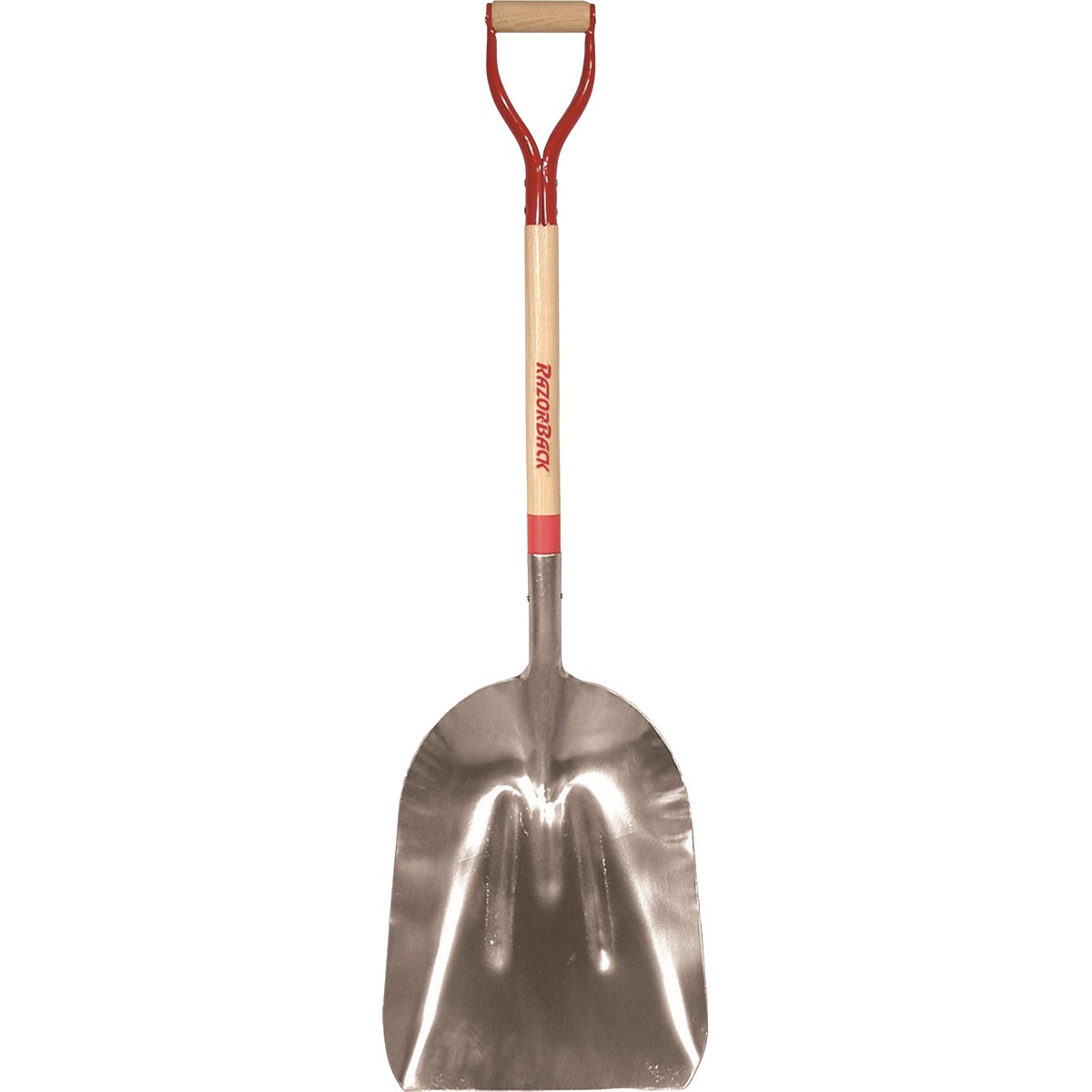 Razor-Back 31 In. #12 Aluminum Western Pattern Scoop Shovel with Wood Handle