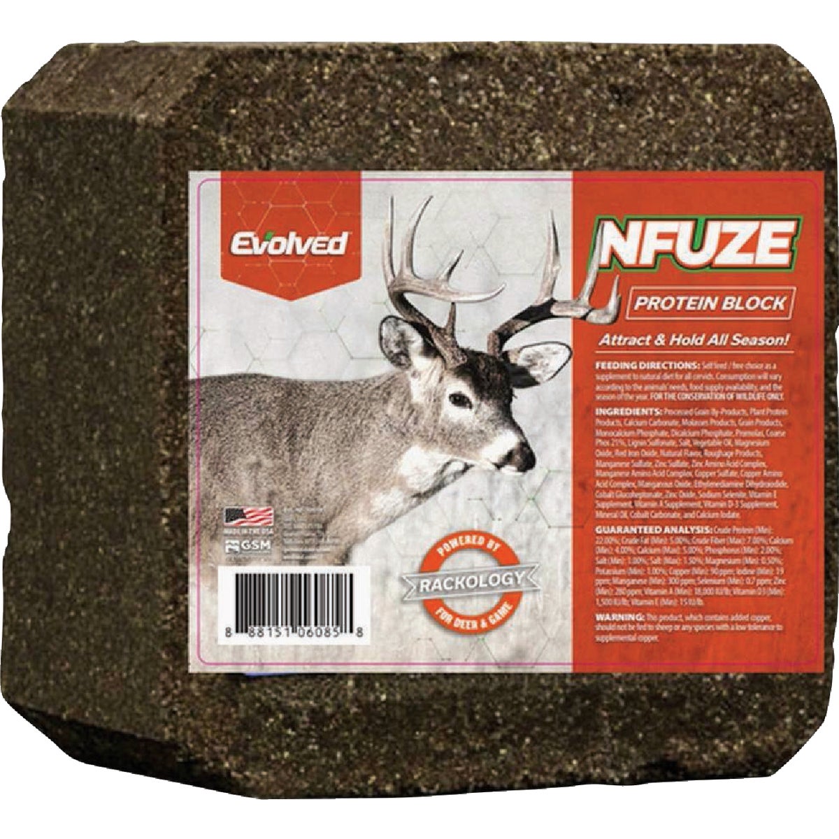 Evolved 20 Lb. Infuzed Protein Salt Block