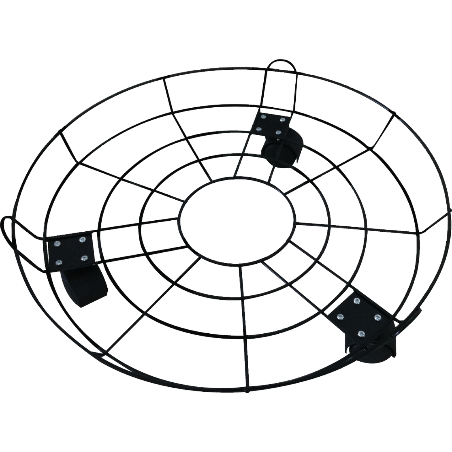 Best Garden 16 In. Coated Metal Wire Rolling Plant Caddy Image 1