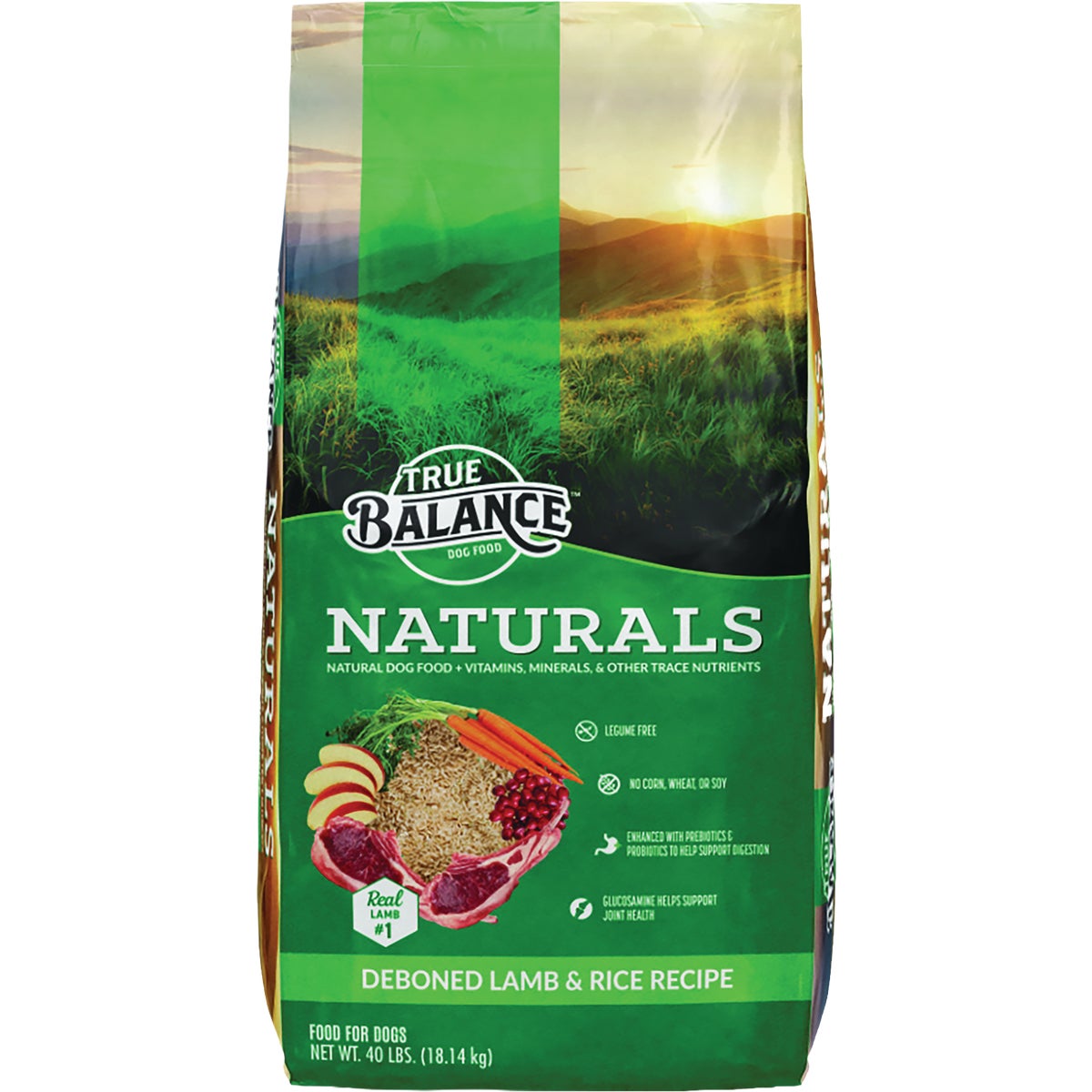 True Balance Naturals 40 Lb. Deboned Lamb & Rice Dry Dog Food