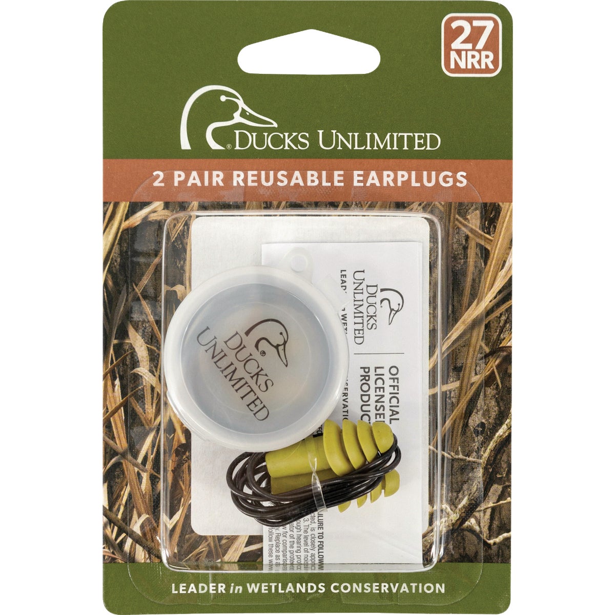 Ducks Unlimited 27dB Reusable 4-Flange Dielectric Earplugs (2-Pack) Image 3
