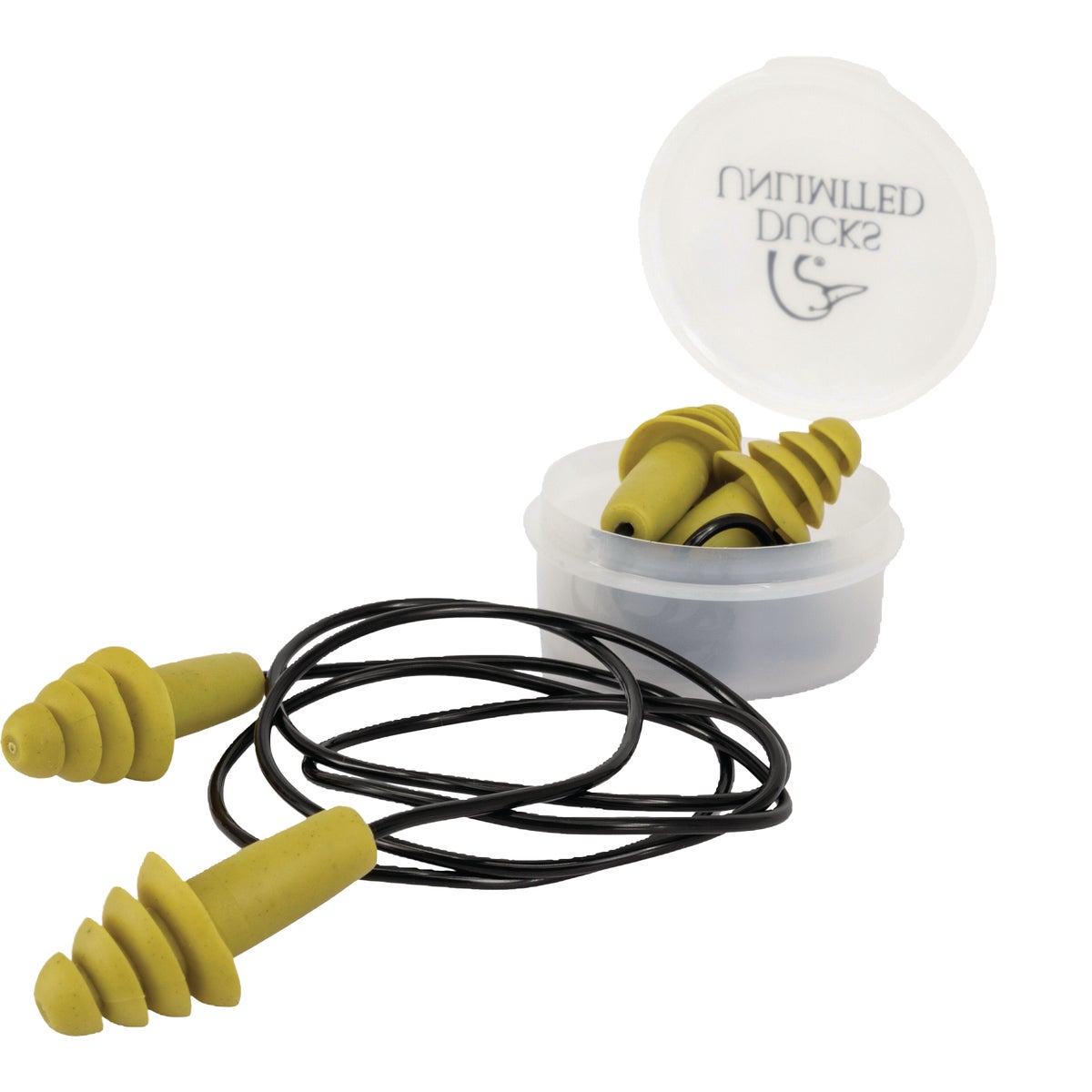 Ducks Unlimited 27dB Reusable 4-Flange Dielectric Earplugs (2-Pack)
