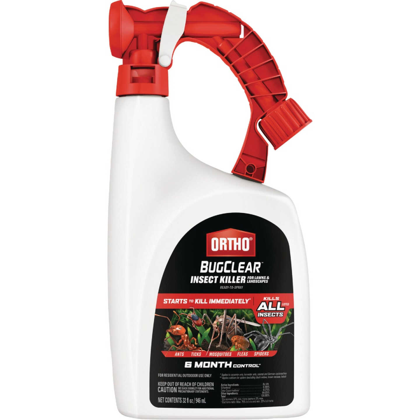 Ortho BugClear 32 Oz. Ready To Spray Hose End Lawn & Landscape Insect Killer Image 1