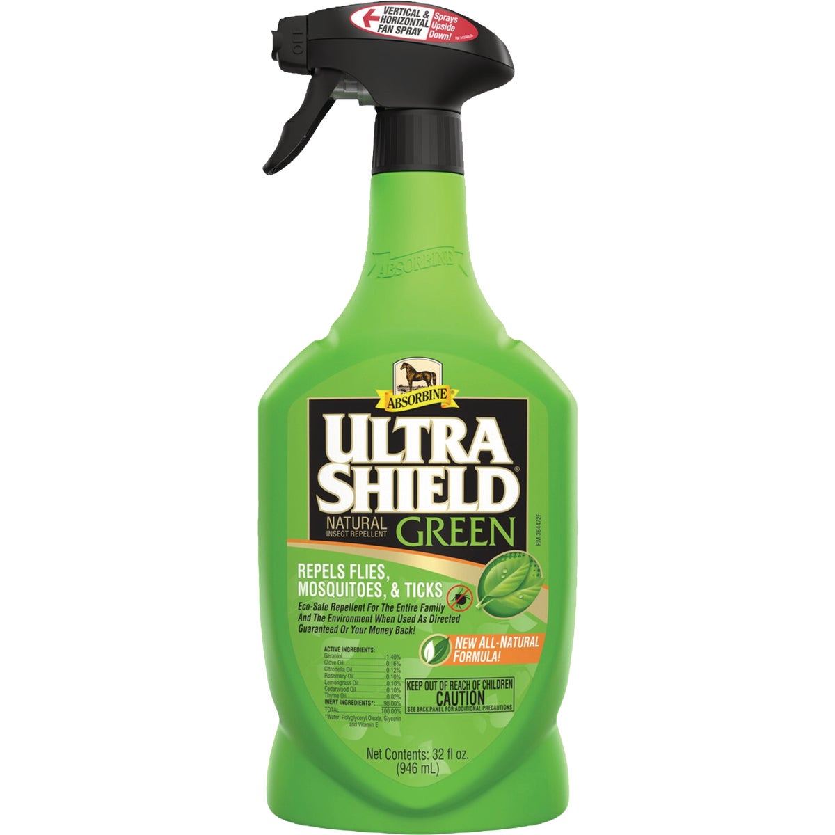 Absorbine 32 Oz. Spray UltraShield Green Fly Repellent
