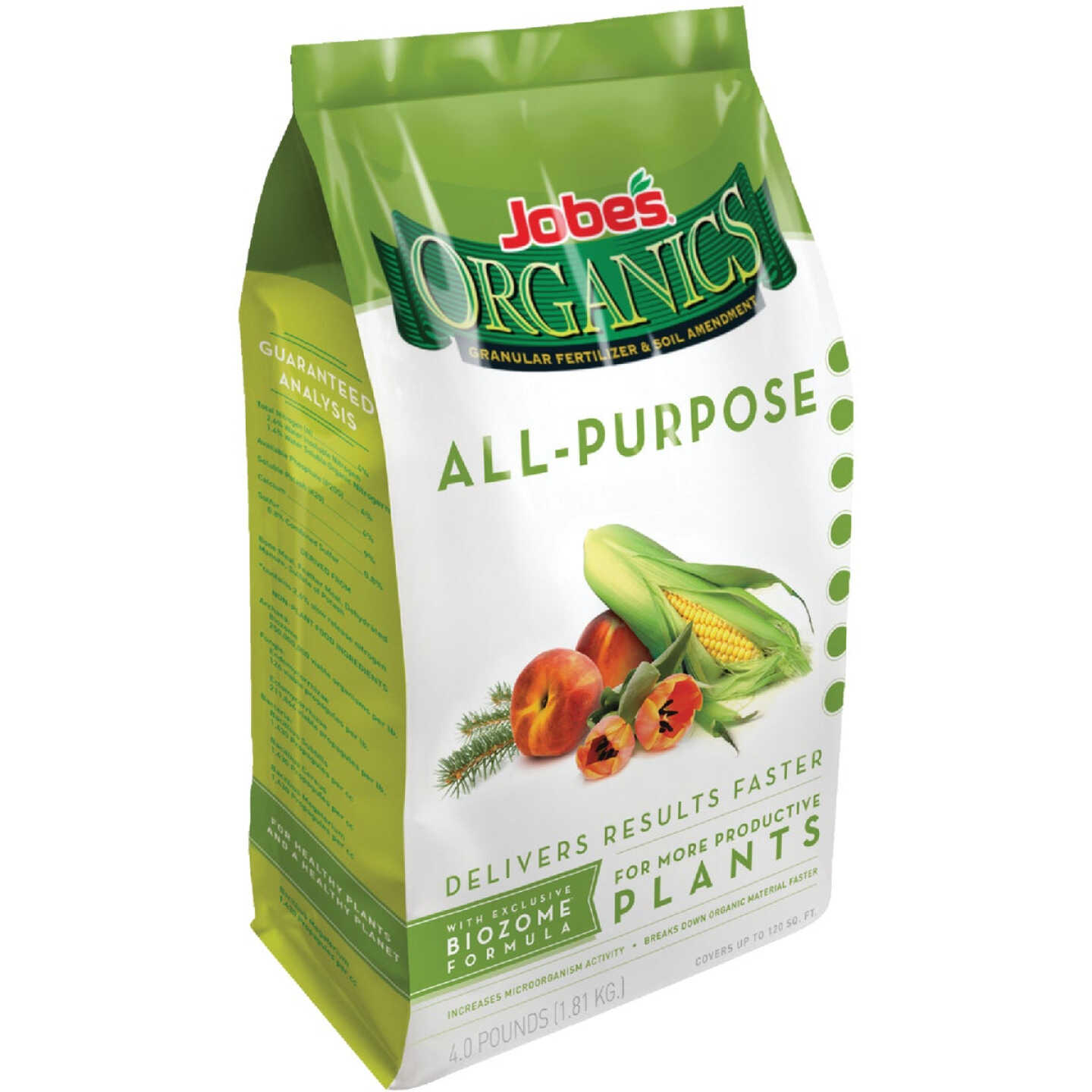 Jobes Organics 4 Lb. 4-4-4 Dry Plant Food Image 1