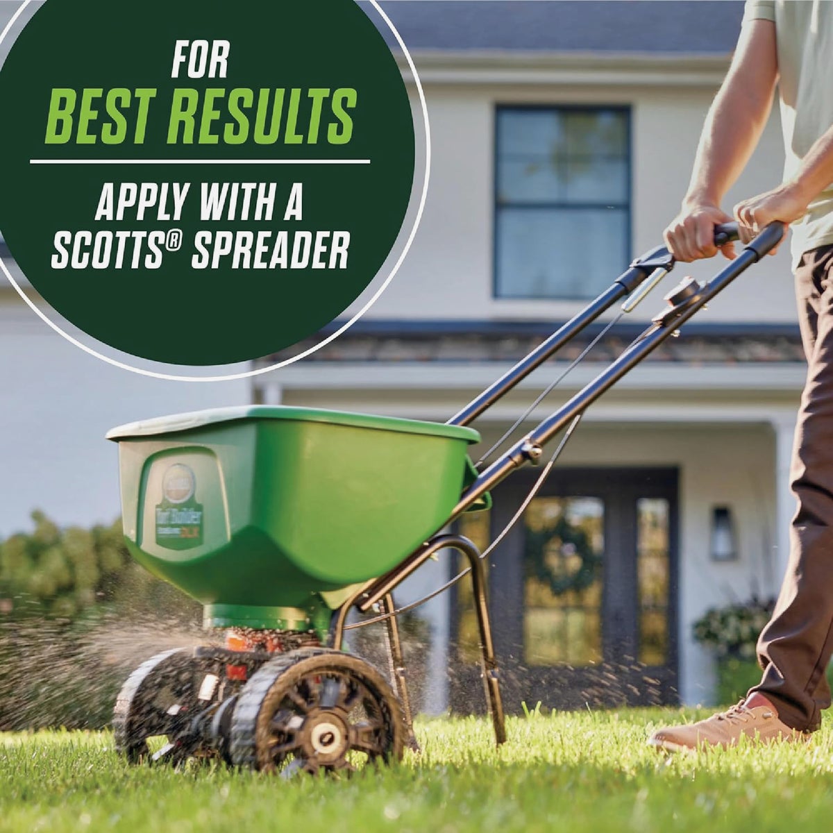 Scotts Turf Builder Healthy Plus Lawn Food FL 8000 Sq. Ft. 2-In-1 Fungicide & Fertilizer Image 9