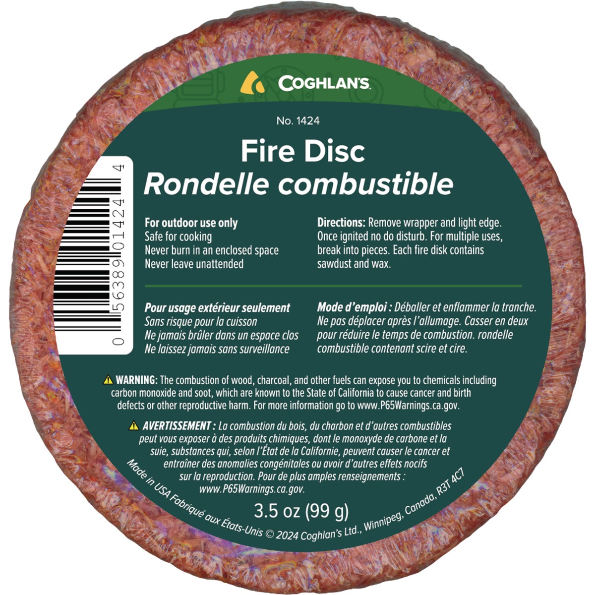 Coghlan's Fire Starter Disc