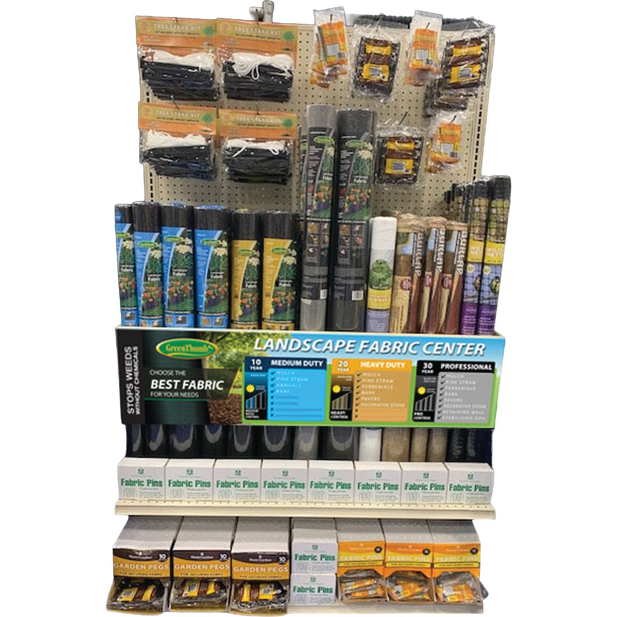 Master Gardner Vertical Gondola Fabric Rack Display