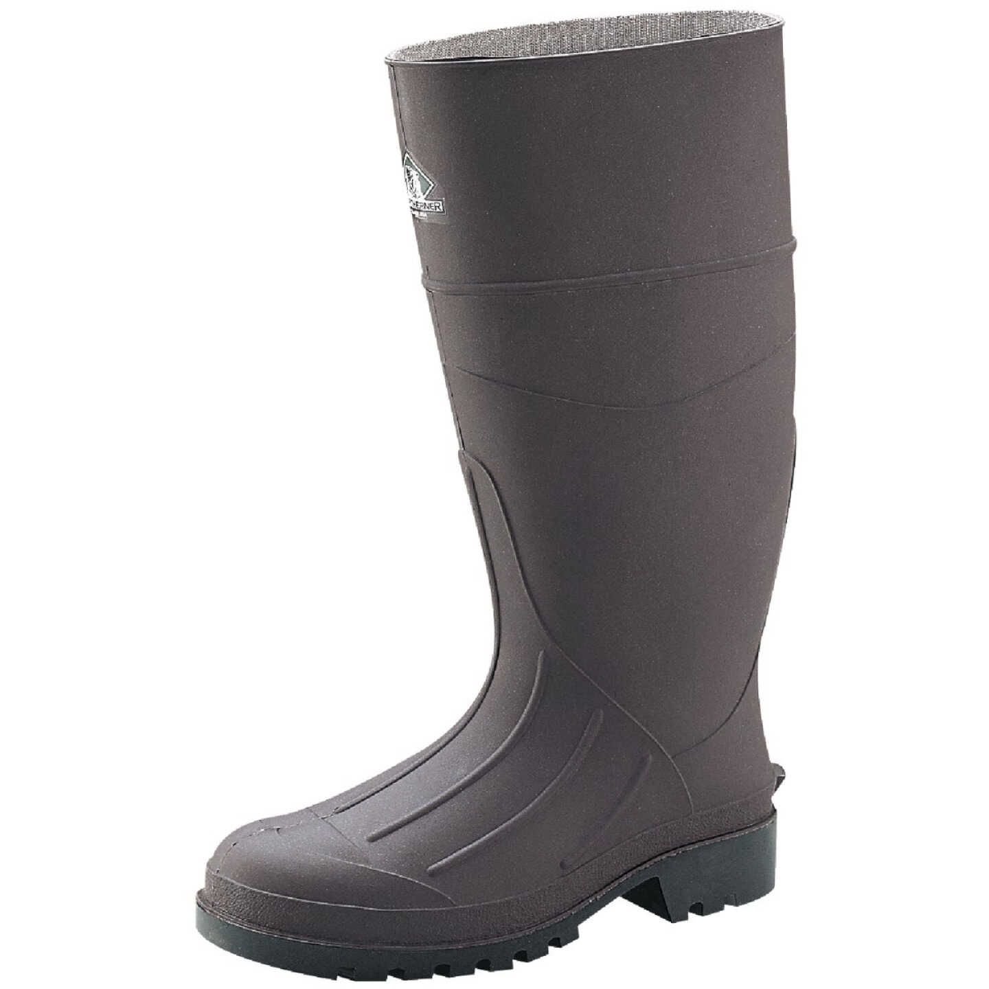 Servus Men's Size 8 Brown PVC Rubber Work Boot Image 1