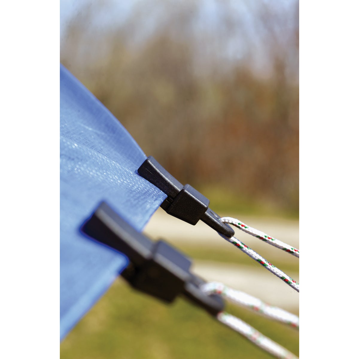 Coghlans Clip Black Nylon Resin Tarp Grabber (2-Pack) Image 3
