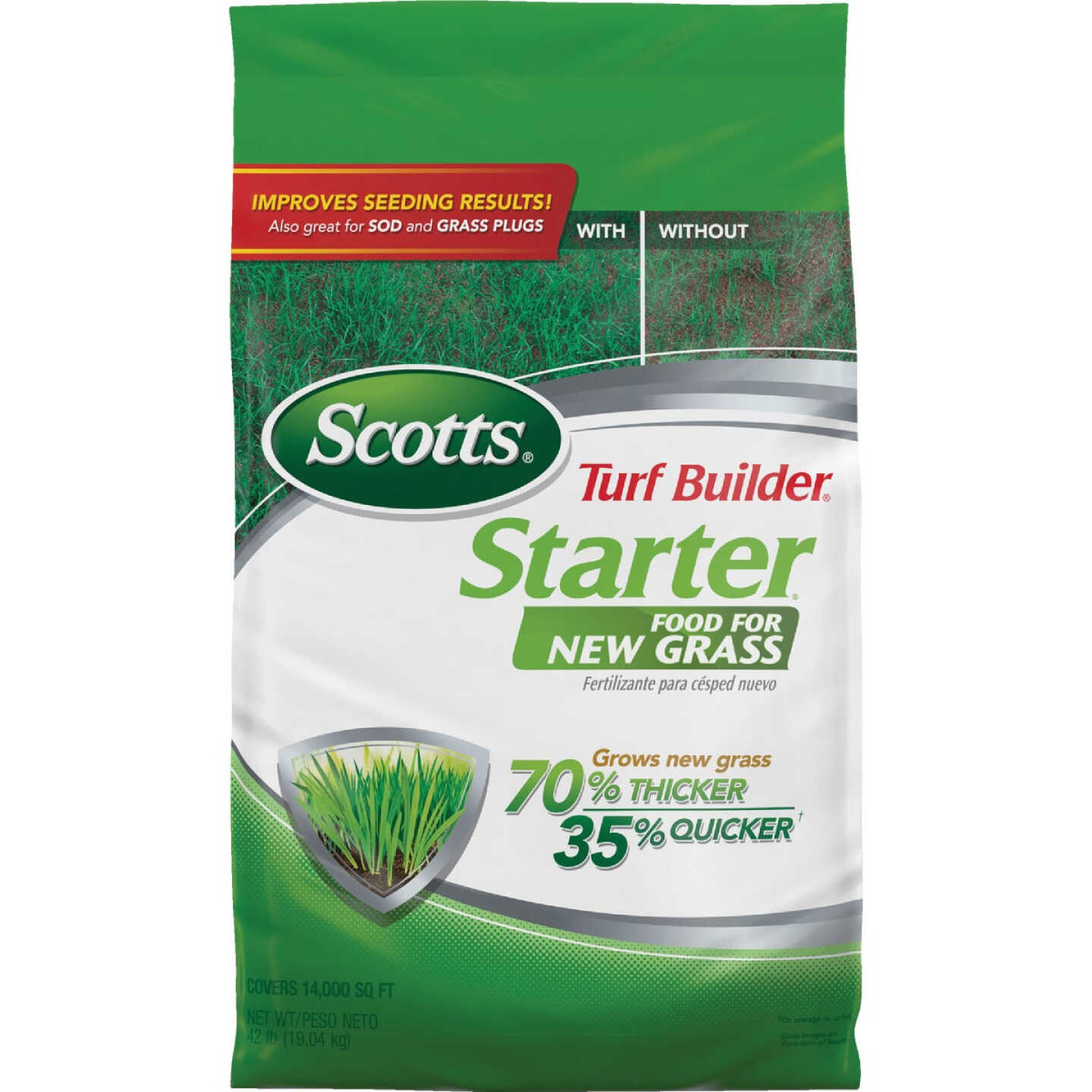 Scotts Turf Builder 42 Lb. 14,000 Sq. Ft. Starter Food For New Grass Image 1