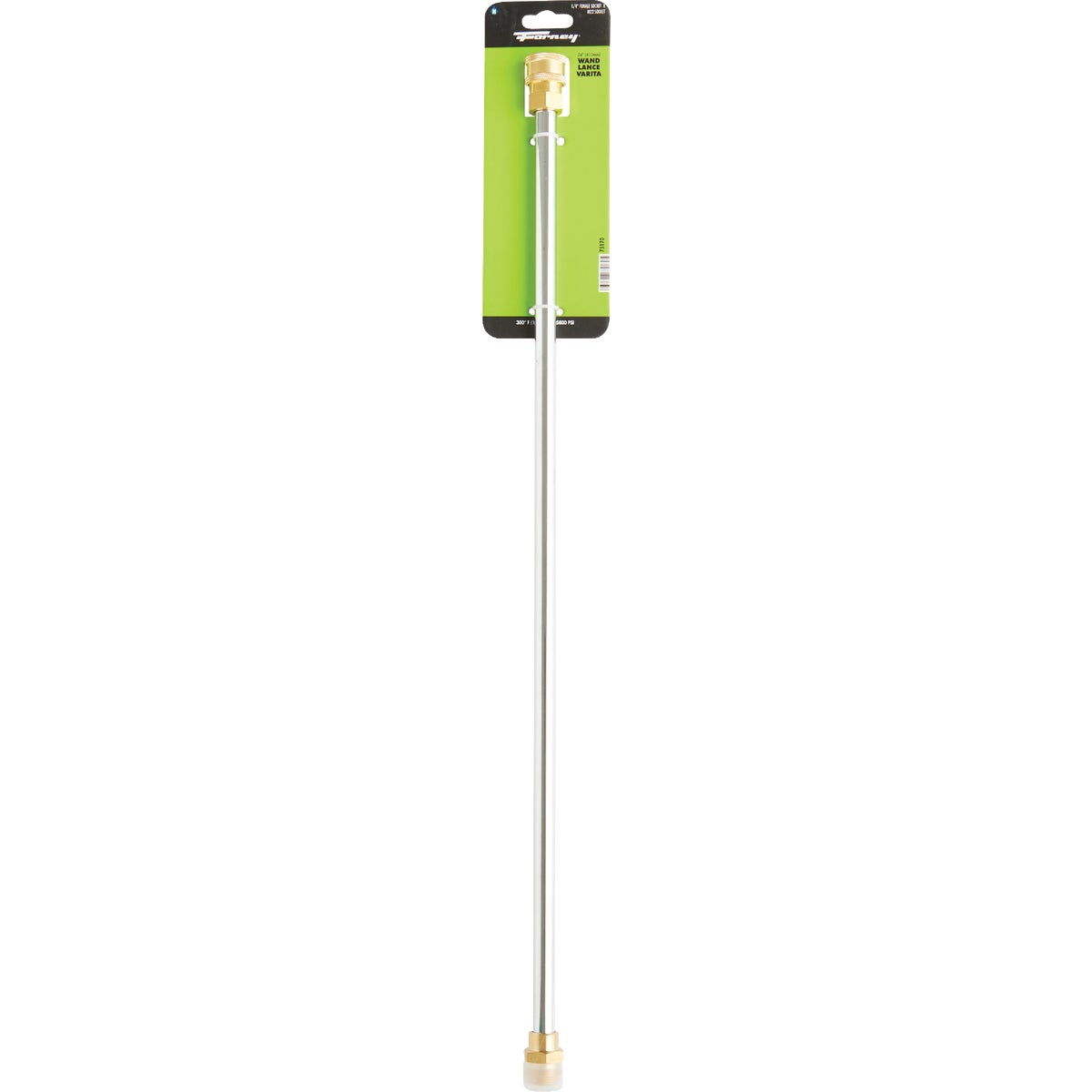 Forney 60 cm x M22 Male Screw Nipple x 1/4 In. Female High Pressure Wand Image 2
