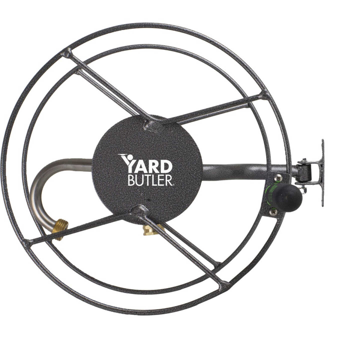 Yard Butler 75 Ft. Steel Wall-Mounted Swivel Hose Reel Image 1