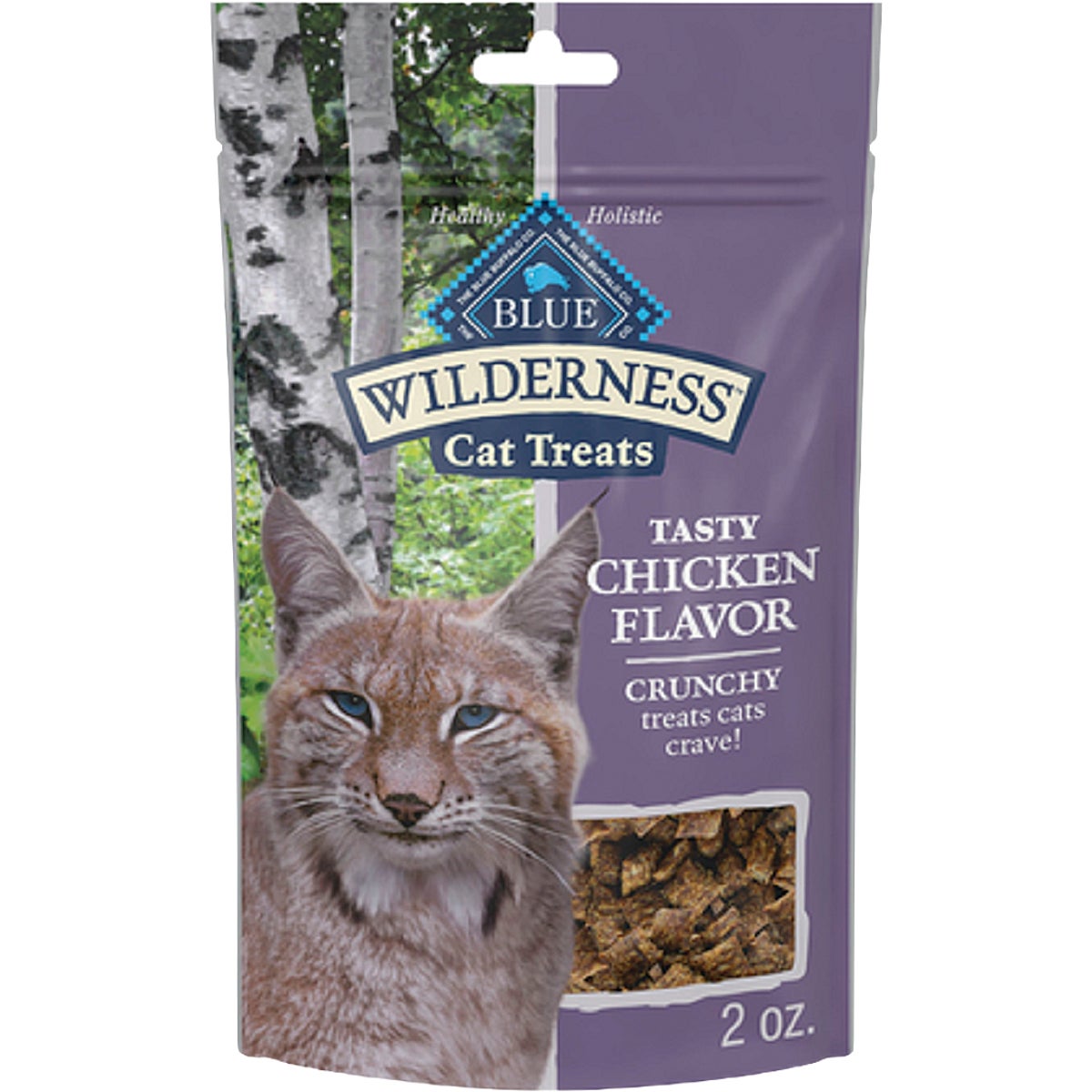 Blue Buffalo 2 Oz. Wilderness Crunchy Chicken Cat Treats