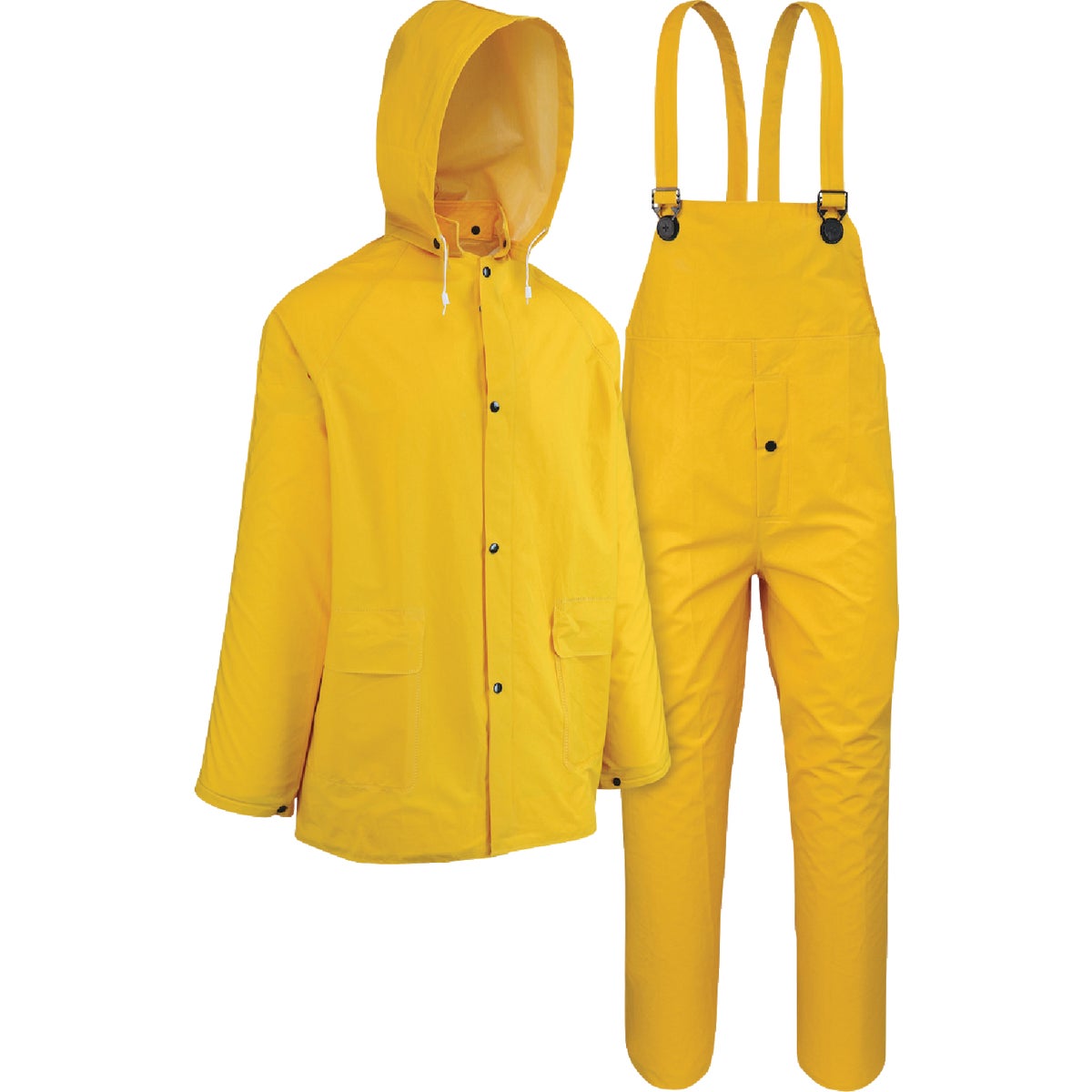 Boss Large 3-Piece Yellow PVC Rain Suit