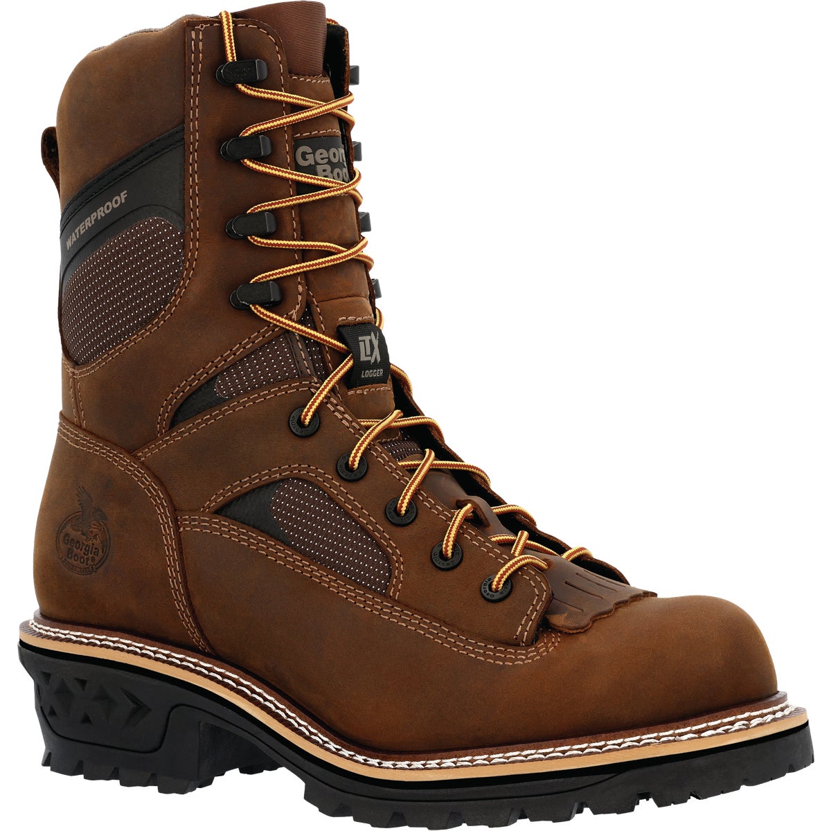 Georgia Boot LTX Logger Men's Size 8M Composite Toe Work Boot