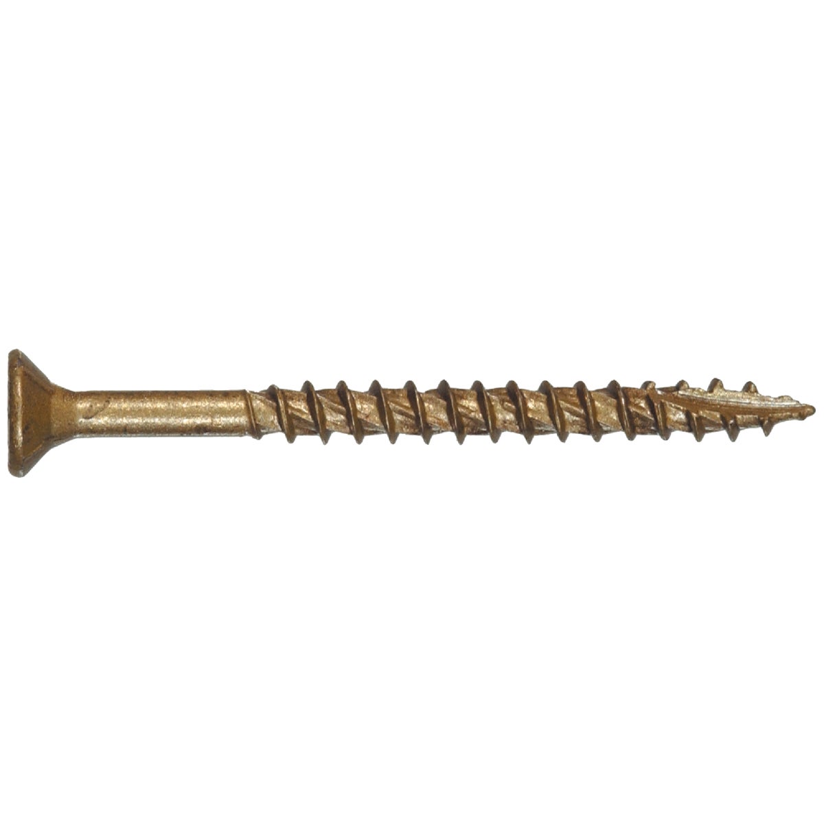 Hillman Power Pro #10 x 4-1/2 In. Bronze Ceramic Flat Head Star Exterior Wood Screw (800-Count, 1/4 Keg)