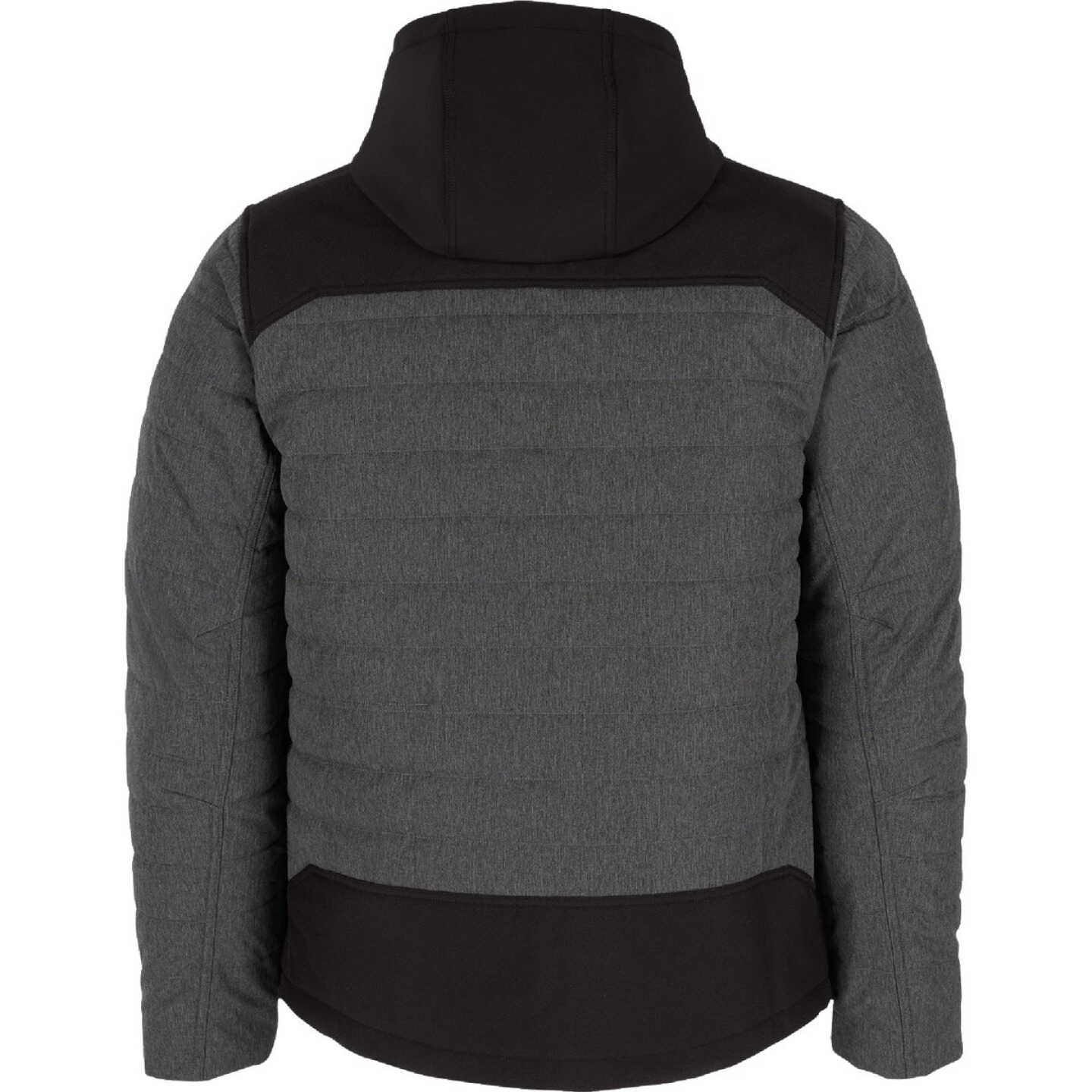 Milwaukee M12 AXIS Men's Gray Cordless Heated Jacket, M Image 4