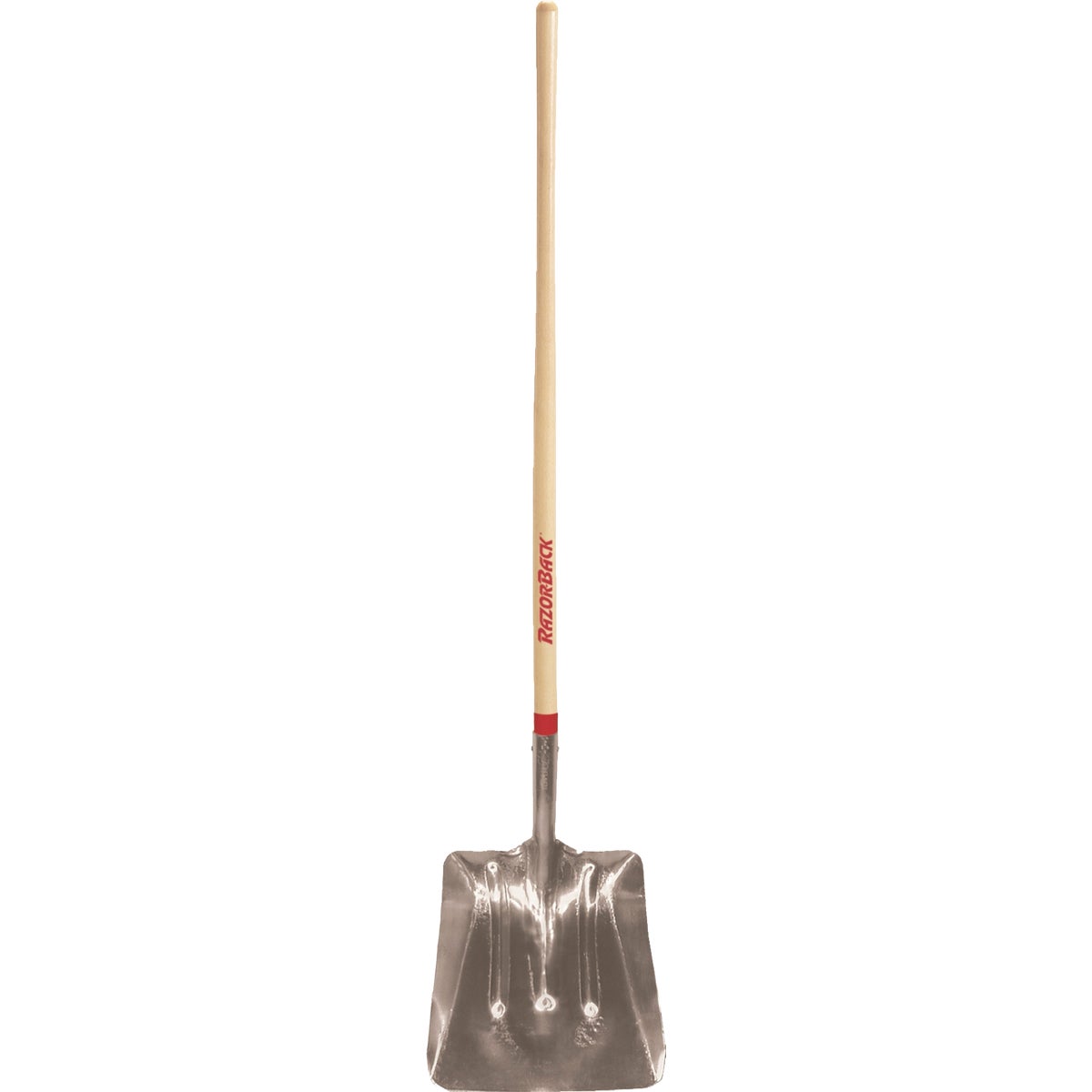 Razor-Back 44 In. Aluminum Scoop Shovel with Wood Handle