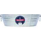 Behrens 3 Gal. Hot Dipped Steel Mini Round Low Flat Tub Image 1