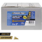 Hillman Power Pro #9 x 3 In. Bronze Ceramic Flat Head Star Exterior Wood Screw (2000-Count, 1/4 Keg) Image 1