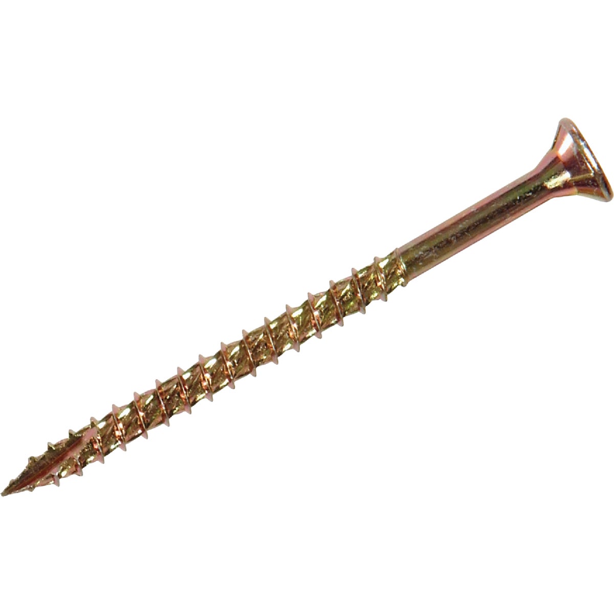Hillman Power Pro #10 x 3-1/2 In. Flat Head Star All-Purpose Wood Screw (63-Count, 1 Lb.)