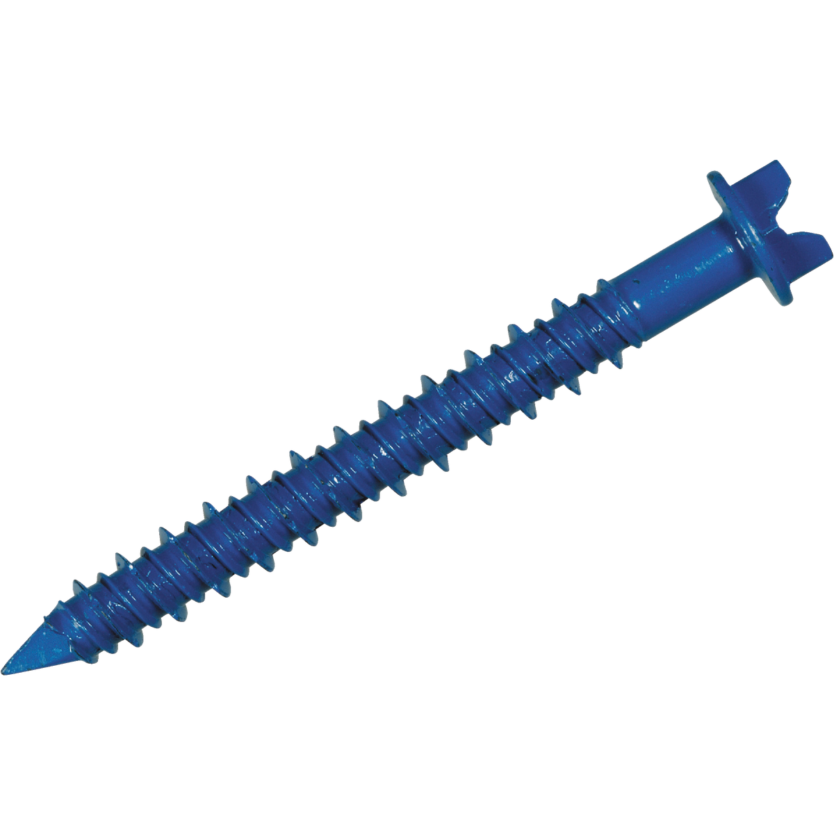Hillman 3/16 In. x 1-1/4 In. Slotted Hex Washer Tapper Concrete Screw (25-Count) Image 1