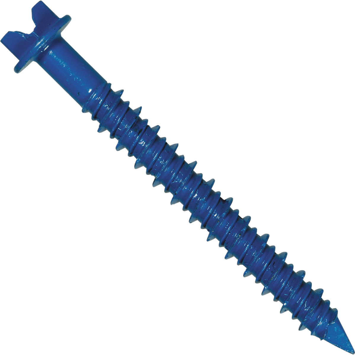 Hillman 3/16 In. x 1-3/4 In. Slotted Hex Washer Tapper Concrete Screw (25-Count) Image 1