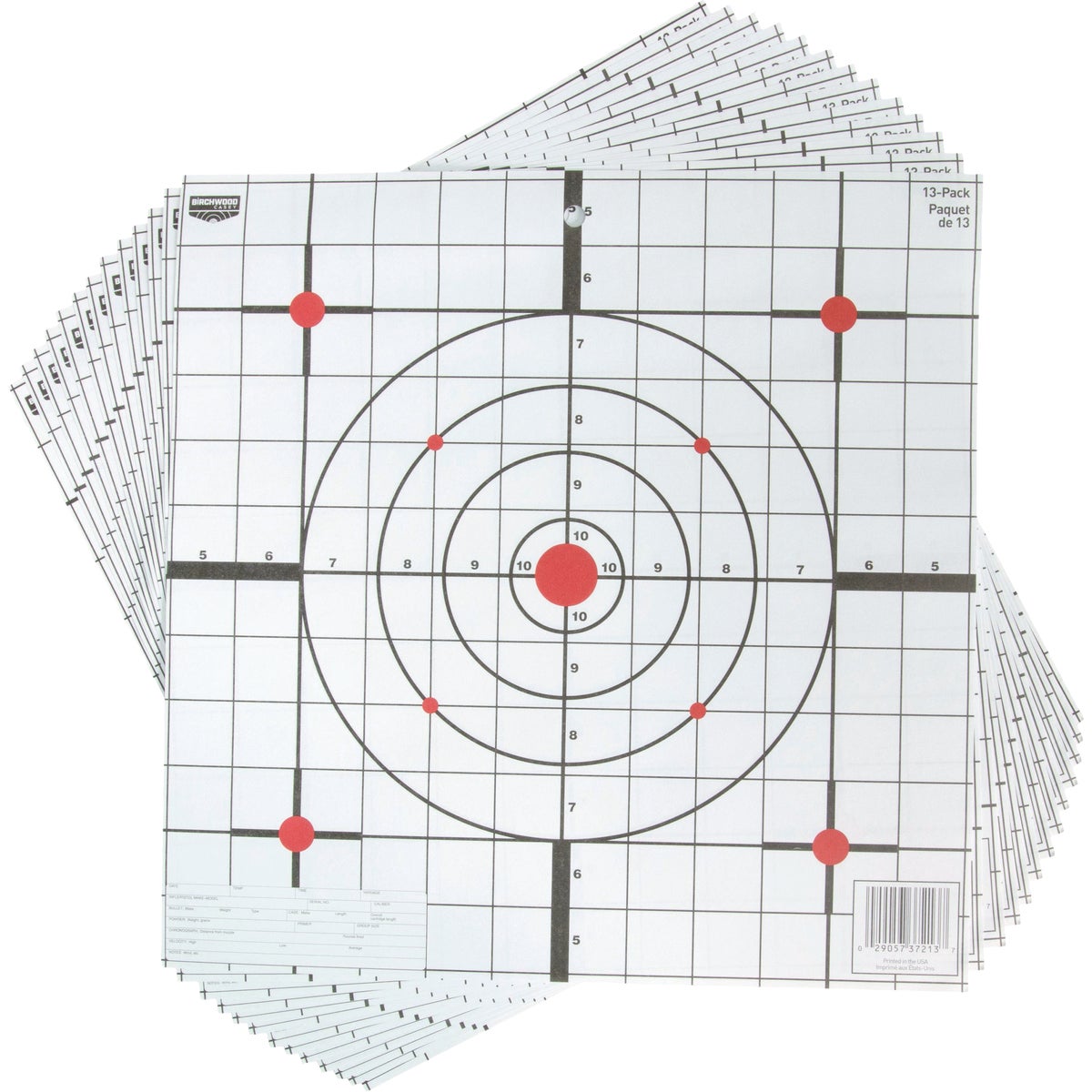 Birchwood Casey EZE-Scorer 12 In. Sight-In Target (13-Pack) Image 2