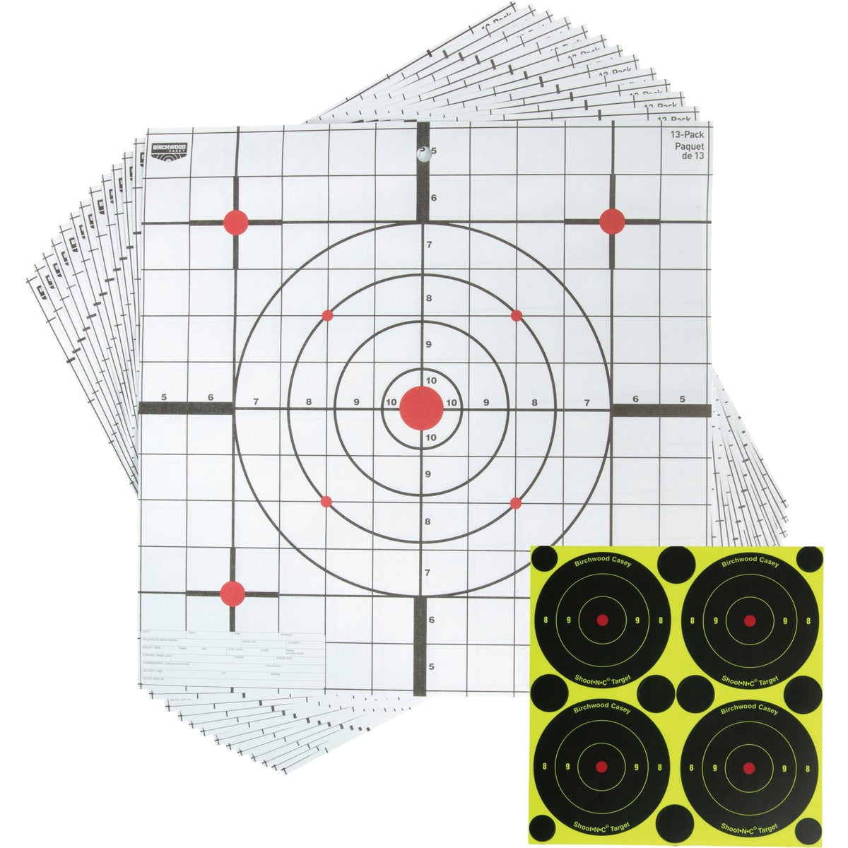 Birchwood Casey EZE-Scorer 12 In. Sight-In Target (13-Pack)