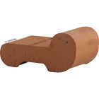 Deroma 1.6 In. Red Terra Cotta Planter Feet (3-Pack) Image 1