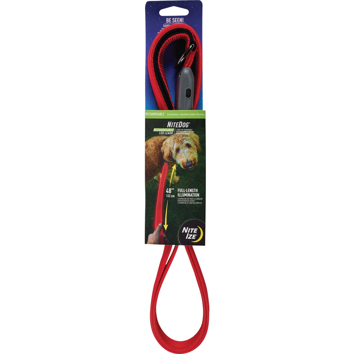 NiteDog Red Rechargeable LED Leash Image 4