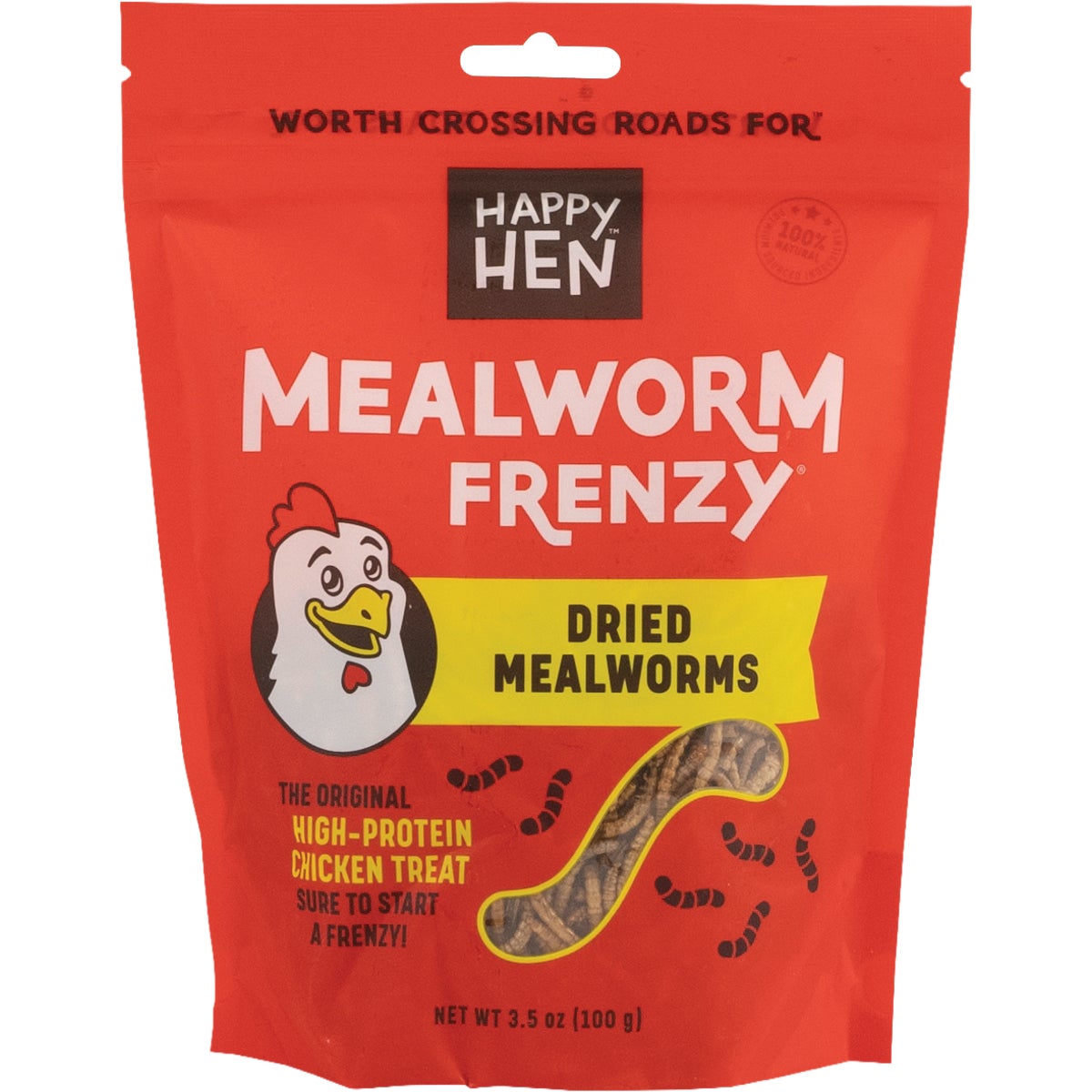 Happy Hen Treats 3.5 Oz. Mealworm Poultry Treats