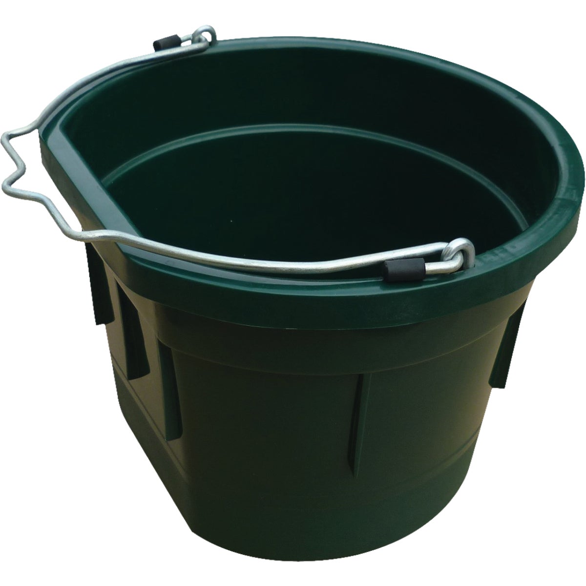 Master Rancher 8 Qt. Dark Green Resin Flat Sided Utility Bucket