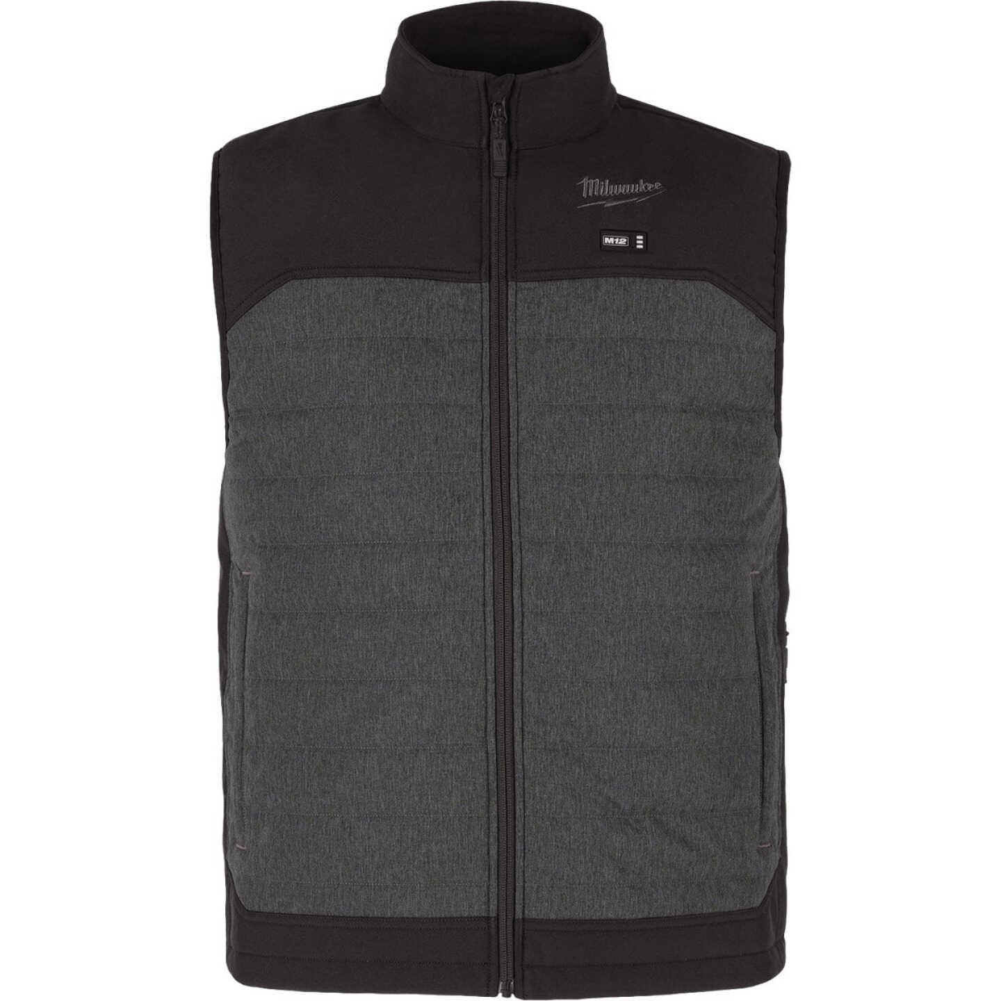 Milwaukee M12 AXIS Men's Gray Cordless Heated Vest, L Image 1