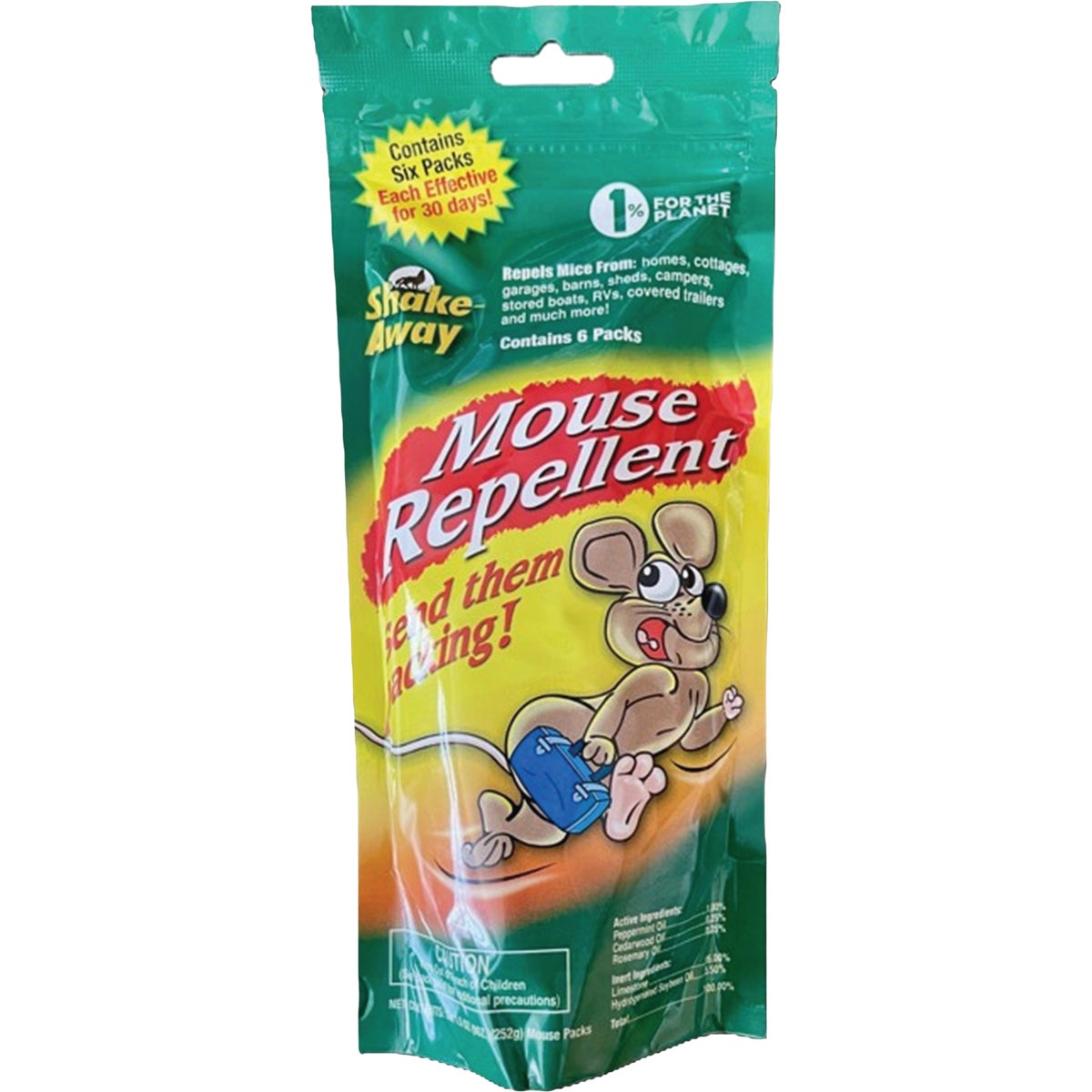 Shake Away Mouse Repellent (6-Pack)