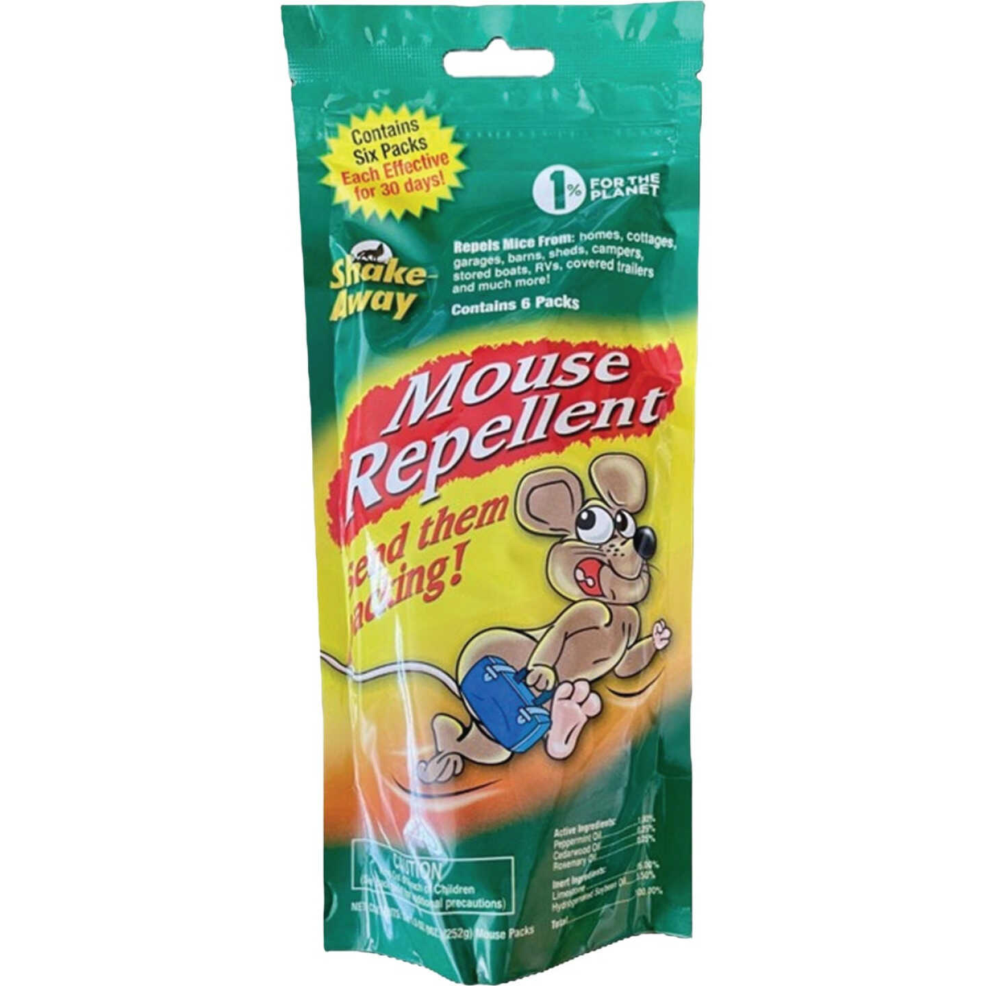 Shake Away Mouse Repellent (6-Pack) Image 1