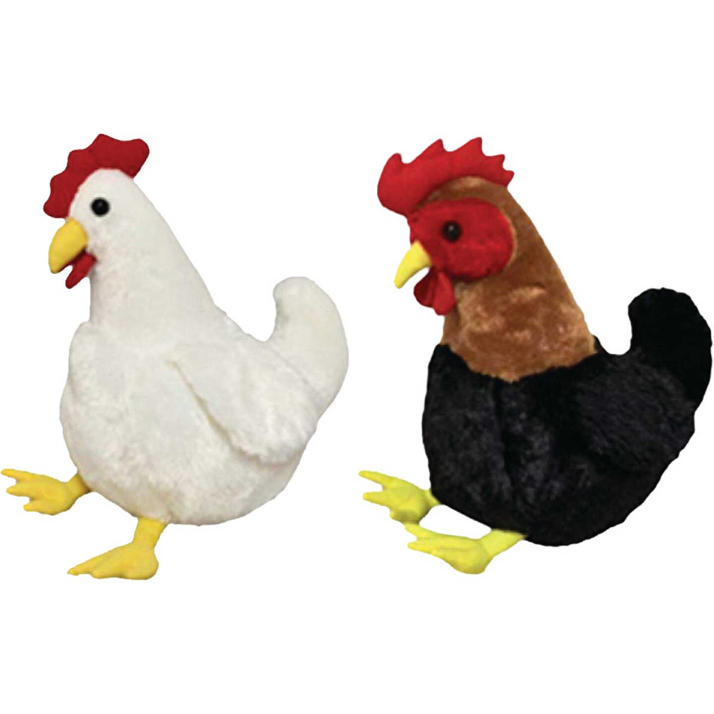 Hugfun 12 In. Plush Chicken Dog Toy Image 1