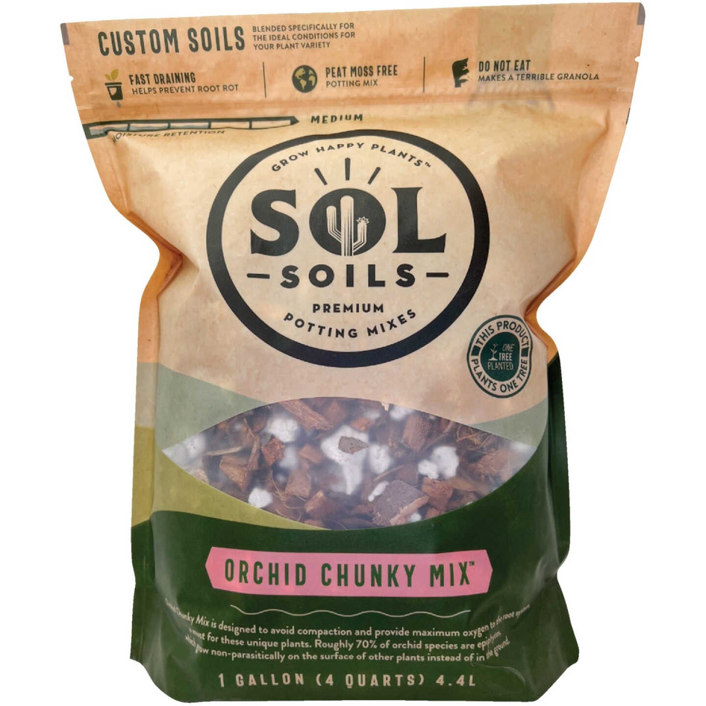 Sol Soils 4 Qt. Orchid Chunky Mix Image 1